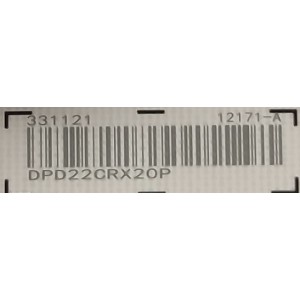 FUENTE DE PODER PARA TV HISENSE / NUMERO DE PARTE 331121 / RSAG7.820.12171/ROH / 12171-A / PANEL HD650Y1U72-T0L2/SM/MCKD3A/ROH / MODELO 65R6E4	